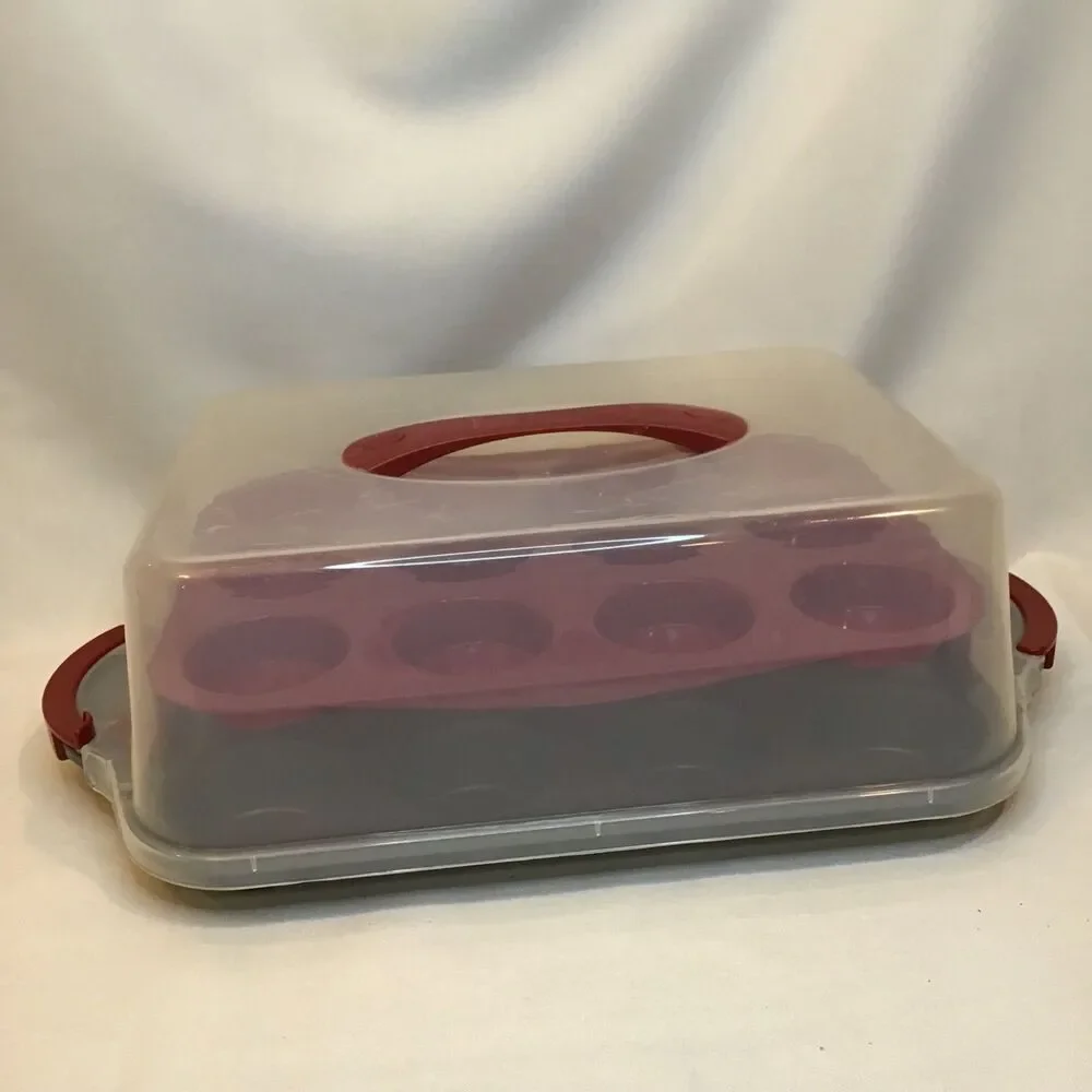 Chefmate 2-in-1 Portable 24-Cupcake/Muffin Carrier